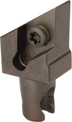Kennametal - Left Hand Cut, Size KM12, DCMT 32.52 Insert Compatiblity, External Modular Turning & Profiling Cutting Unit Head - 8mm Ctr to Cutting Edge, 20mm Head Length, Through Coolant, Series Micro Screw-On - USA Tool & Supply