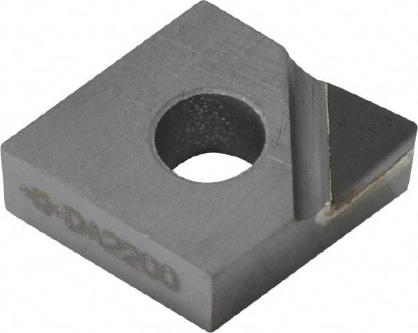 Sumitomo - NF-CNMX431 Grade DA2200 Polycrystalline Diamond (PCD) Turning Insert - Uncoated, 80° Diamond, 1/2" Inscr Circle, 3/16" Thick, 1/64" Corner Radius - USA Tool & Supply