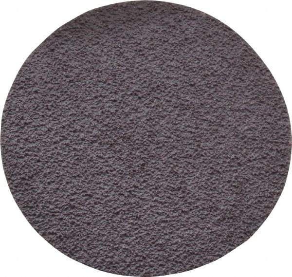 Norton - 2" Diam, 80 Grit Aluminum Oxide Adhesive PSA Disc - Coarse Grade, Brown, X Weighted Backing, Flexible - USA Tool & Supply