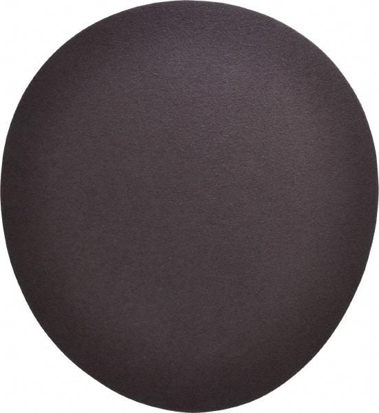 Norton - 12" Diam, 60 Grit Aluminum Oxide Adhesive PSA Disc - Coarse Grade, Brown, X Weighted Backing, Flexible - USA Tool & Supply