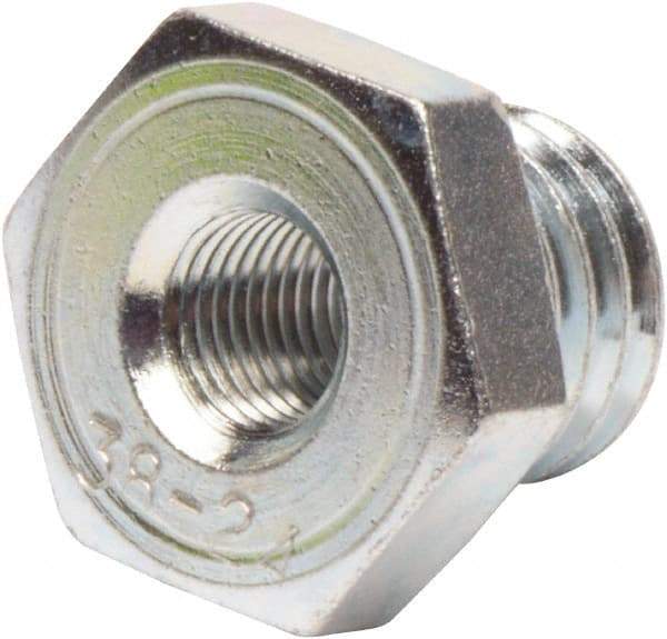 Weiler - 5/8-11 to 3/8-24 Wire Wheel Adapter - Metal Adapter - USA Tool & Supply