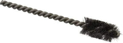 Weiler - 1/2" Diam Helical Steel Tube Brush - 0.005" Filament Diam, 1" Brush Length, 3-1/2" OAL, 3/16" Diam Stainless Steel Shank - USA Tool & Supply