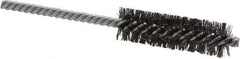 Weiler - 3/4" Diam Helical Steel Tube Brush - Double Spiral, 0.008" Filament Diam, 2-1/2" Brush Length, 5-1/2" OAL, 1/4" Diam Shank - USA Tool & Supply