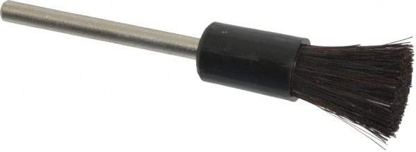 Weiler - 5/16" Brush Diam, End Brush - 1/8" Diam Shank, 25,000 Max RPM - USA Tool & Supply