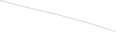 Weiler - 0.03" Diam Helical Nylon Tube Brush - 0.012" Filament Diam, 1/2" Brush Length, 4" OAL, 0.015" Diam Shank - USA Tool & Supply