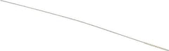 Weiler - 0.05" Diam Helical Nylon Tube Brush - 0.012" Filament Diam, 1/2" Brush Length, 4" OAL, 0.022" Diam Shank - USA Tool & Supply