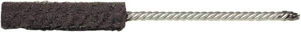 Weiler - 1/2" Diam Helical Steel Tube Brush - 0.006" Filament Diam, 2" Brush Length, 5" OAL, 5/32" Diam Shank - USA Tool & Supply