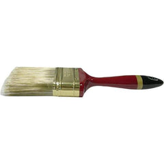 Weiler - 3" Flat Nylon/Polyester Varnish Brush - 3" Bristle Length, 7-1/8" Poly Foam Handle - USA Tool & Supply