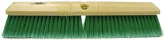 Weiler - 18" General Purpose Synthetic Push Broom - 3" Bristle Length, Foam Block, Threaded Handle Connection, Handle Sold Separately - USA Tool & Supply