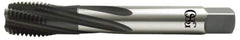 OSG - 1-3/8 - 6 UNC 5 Flute 2B Modified Bottoming Spiral Flute Tap - Vanadium High Speed Steel, Oxide Finish, 200mm OAL, Right Hand Flute, Right Hand Thread, Series 13014 - USA Tool & Supply