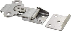 Value Collection - 3.43" Long x 2-3/4" Wide x 0.67" High, Draw Latch - Stainless Steel, with Natural Finish - USA Tool & Supply