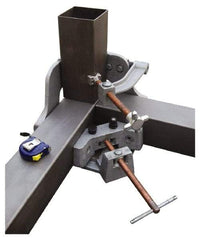 Strong Hand Tools - Fixed Angle, 3 Axes, 5.32" Long, 2-1/4" Jaw Height, 4-3/4" Max Capacity, Steel Angle & Corner Clamp - 90° Clamping Angle - USA Tool & Supply