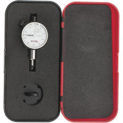 SPI - 1/4" Range, 0-50-0 Dial Reading, 0.001" Graduation Dial Drop Indicator - 1-1/2" Dial, 0.1" Range per Revolution, Revolution Counter, Includes NPL Traceability Certification - USA Tool & Supply