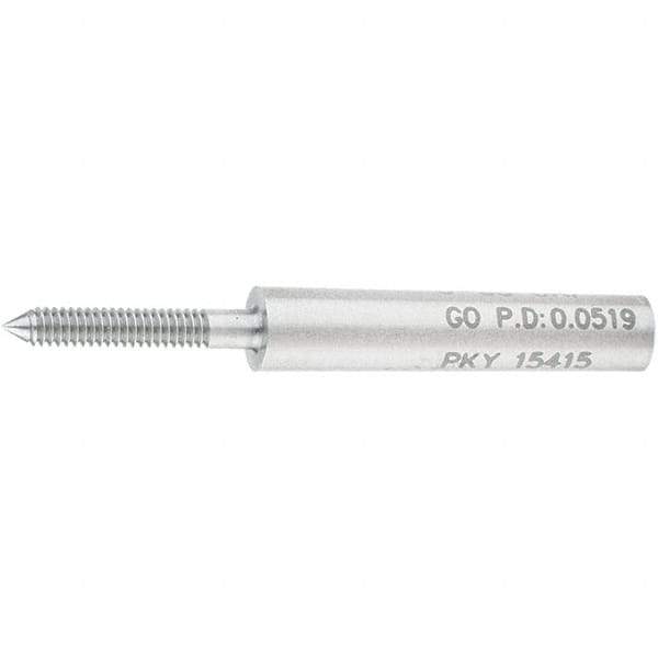 SPI - #0-80, Class 2B, 3B, Single End Plug Thread Go Gage - Steel, Size 000 Handle Not Included - USA Tool & Supply