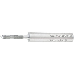 SPI - #0-80, Class 2B, 3B, Single End Plug Thread Go Gage - Steel, Size 000 Handle Not Included - USA Tool & Supply