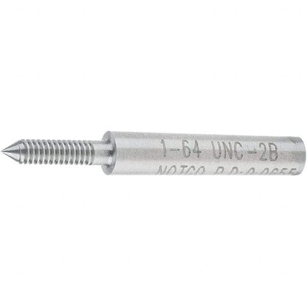 SPI - #1-64, Class 2B, Single End Plug Thread No Go Gage - Steel, Size 000 Handle Not Included - USA Tool & Supply