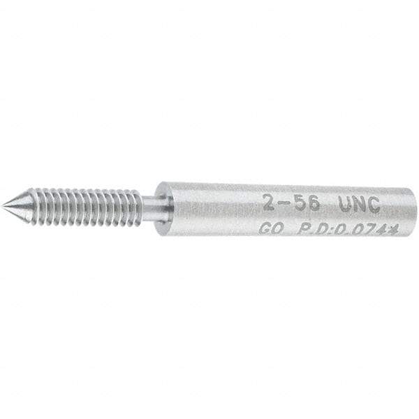SPI - #2-56, Class 2B, 3B, Single End Plug Thread Go Gage - Steel, Size 000 Handle Not Included - USA Tool & Supply