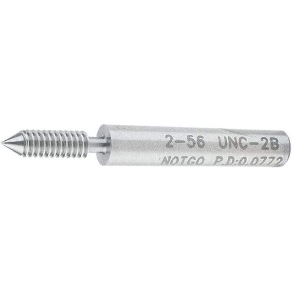 SPI - #2-56, Class 2B, Single End Plug Thread No Go Gage - Steel, Size 000 Handle Not Included - USA Tool & Supply