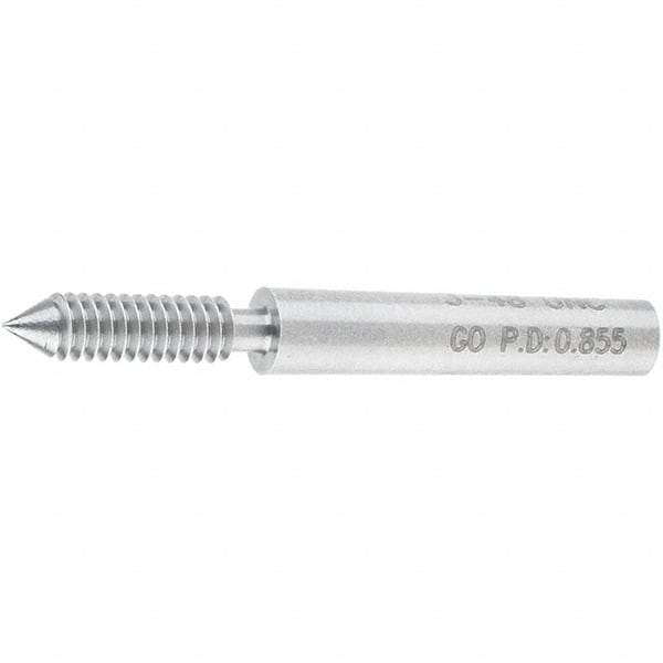 SPI - #3-48, Class 2B, 3B, Single End Plug Thread Go Gage - Steel, Size 000 Handle Not Included - USA Tool & Supply