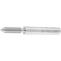 SPI - #3-48, Class 2B, 3B, Single End Plug Thread Go Gage - Steel, Size 000 Handle Not Included - USA Tool & Supply