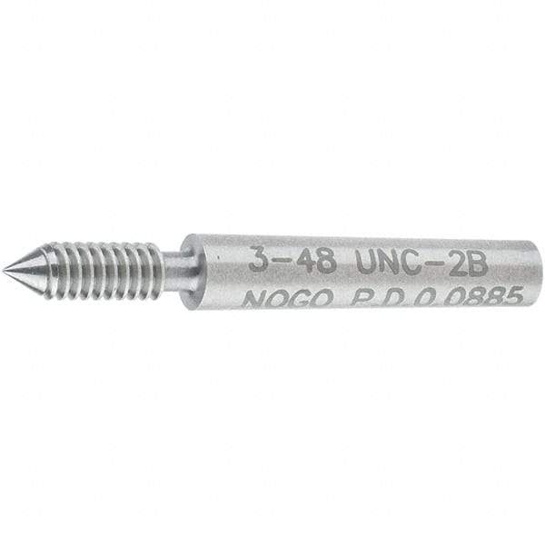 SPI - #3-48, Class 2B, Single End Plug Thread No Go Gage - Steel, Size 000 Handle Not Included - USA Tool & Supply