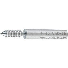 SPI - #4-40, Class 2B, Single End Plug Thread No Go Gage - Steel, Size 00 Handle Not Included - USA Tool & Supply
