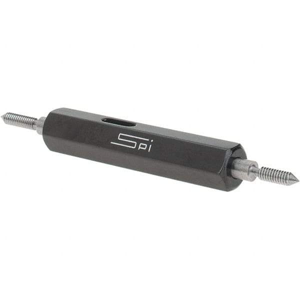 SPI - #2-56, Class 2B, Double End Plug Thread Go/No Go Gage - Steel, Size 000 Handle Included - USA Tool & Supply