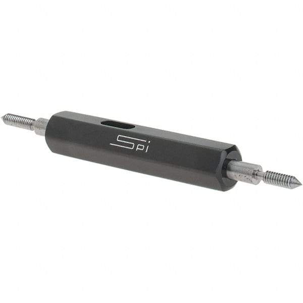 SPI - #2-56, Class 3B, Double End Plug Thread Go/No Go Gage - Steel, Size 000 Handle Included - USA Tool & Supply