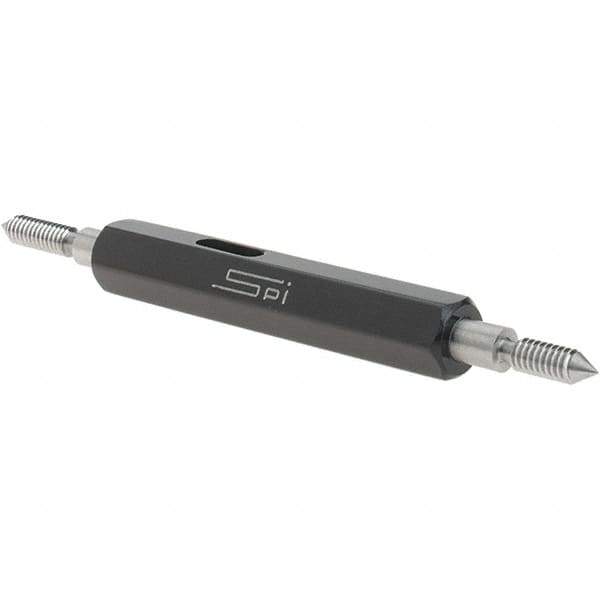 SPI - #5-40, Class 2B, Double End Plug Thread Go/No Go Gage - Steel, Size 00 Handle Included - USA Tool & Supply