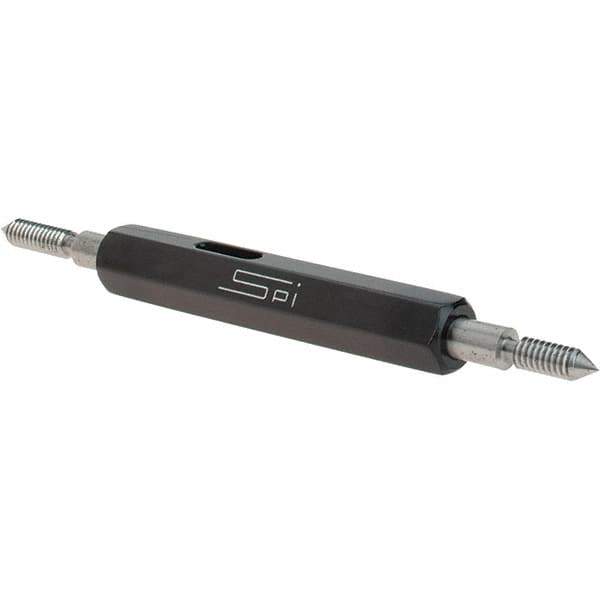 SPI - #5-40, Class 3B, Double End Plug Thread Go/No Go Gage - Steel, Size 00 Handle Included - USA Tool & Supply