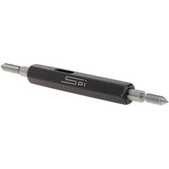 SPI - #5-44, Class 2B, Double End Plug Thread Go/No Go Gage - Steel, Size 00 Handle Included - USA Tool & Supply