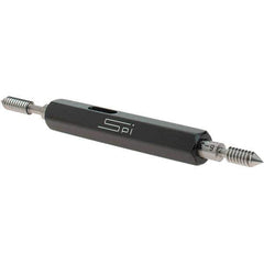 SPI - #6-32, Class 3B, Double End Plug Thread Go/No Go Gage - Steel, Size 00 Handle Included - USA Tool & Supply