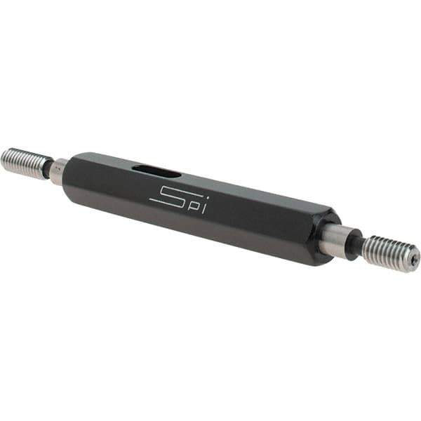 SPI - #8-36, Class 3B, Double End Plug Thread Go/No Go Gage - Steel, Size 0 Handle Included - USA Tool & Supply