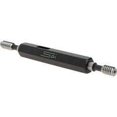 SPI - #10-24, Class 3B, Double End Plug Thread Go/No Go Gage - Steel, Size 0 Handle Included - USA Tool & Supply