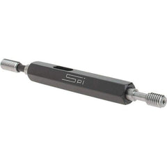 SPI - #10-32, Class 3B, Double End Plug Thread Go/No Go Gage - Steel, Size 0 Handle Included - USA Tool & Supply