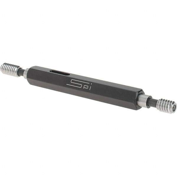 SPI - 1/4-20, Class 3B, Double End Plug Thread Go/No Go Gage - Steel, Size 1 Handle Included - USA Tool & Supply