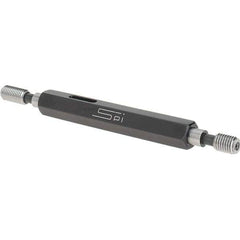 SPI - 1/4-28, Class 2B, Double End Plug Thread Go/No Go Gage - Steel, Size 1 Handle Included - USA Tool & Supply