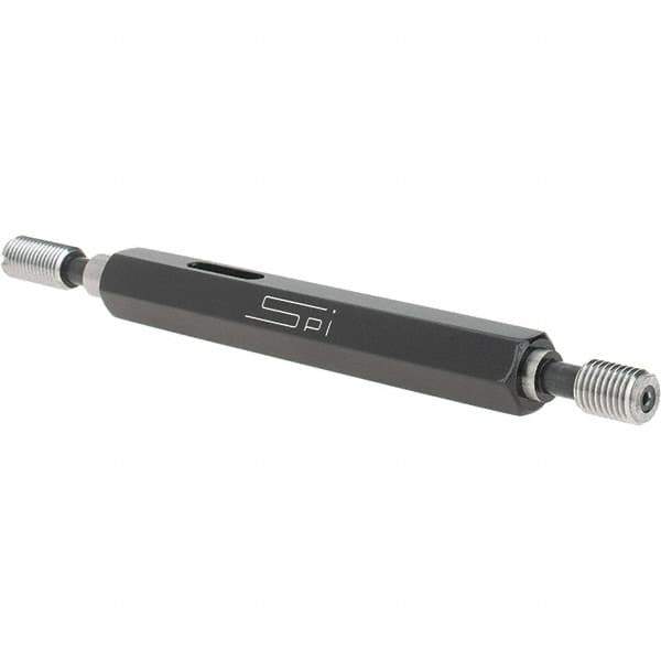 SPI - 1/4-32, Class 2B, Double End Plug Thread Go/No Go Gage - Steel, Size 1 Handle Included - USA Tool & Supply
