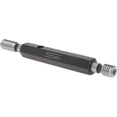 SPI - 3/8-16, Class 3B, Double End Plug Thread Go/No Go Gage - Steel, Size 2 Handle Included - USA Tool & Supply