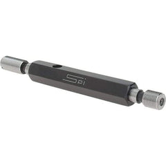 SPI - 3/8-32, Class 2B, Double End Plug Thread Go/No Go Gage - Steel, Size 2 Handle Included - USA Tool & Supply