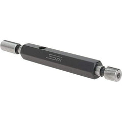 SPI - 3/8-32, Class 3B, Double End Plug Thread Go/No Go Gage - Steel, Size 2 Handle Included - USA Tool & Supply