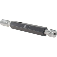 SPI - 7/16-20, Class 2B, Double End Plug Thread Go/No Go Gage - Steel, Size 2 Handle Included - USA Tool & Supply