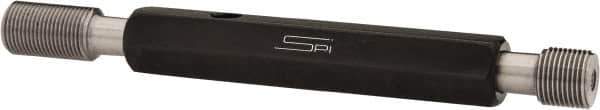 SPI - 7/16-28, Class 3B, Double End Plug Thread Go/No Go Gage - Steel, Size 2 Handle Included - USA Tool & Supply