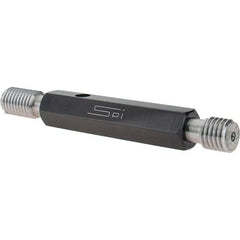 SPI - 9/16-12, Class 2B, Double End Plug Thread Go/No Go Gage - Steel, Size 3 Handle Included - USA Tool & Supply