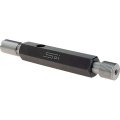 SPI - 9/16-24, Class 3B, Double End Plug Thread Go/No Go Gage - Steel, Size 3 Handle Included - USA Tool & Supply