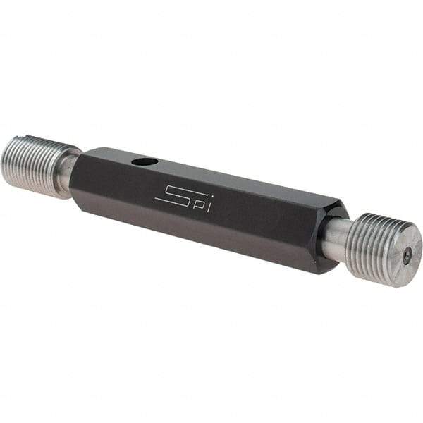 SPI - 5/8-18, Class 3B, Double End Plug Thread Go/No Go Gage - Steel, Size 3 Handle Included - USA Tool & Supply