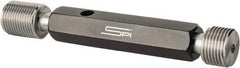 SPI - 3/4-16, Class 3B, Double End Plug Thread Go/No Go Gage - Steel, Size 3 Handle Included - USA Tool & Supply