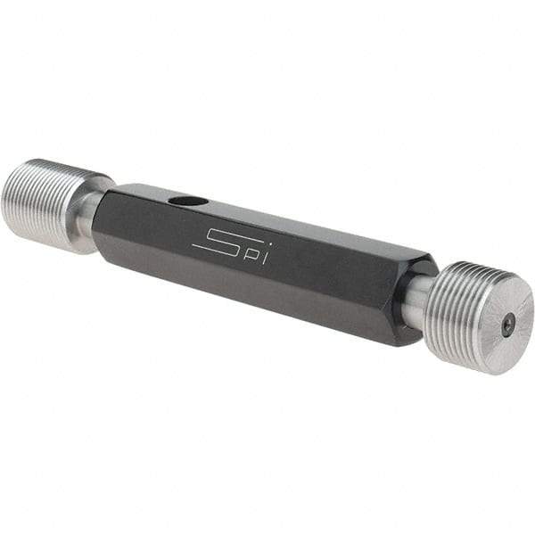 SPI - 3/4-20, Class 2B, Double End Plug Thread Go/No Go Gage - Steel, Size 3 Handle Included - USA Tool & Supply