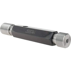 SPI - 7/8-14, Class 2B, Double End Plug Thread Go/No Go Gage - Steel, Size 4 Handle Included - USA Tool & Supply