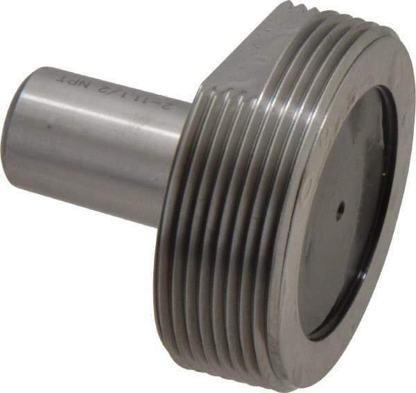 SPI - 2 - 11-1/2 Single End Tapered Plug Pipe Thread Gage - Handle Size 5, Handle Not Included, NPT-L1 Tolerance, NIST Traceability Certification Included - USA Tool & Supply